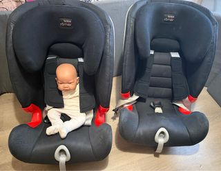 2 sillas Britax Römer ADVANSAFIX II Grupo 1-2-3