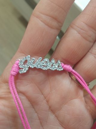 Pulsera Guess un solo uso rosa