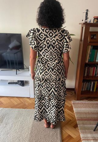 Vestido largo Sfera estampado talla S