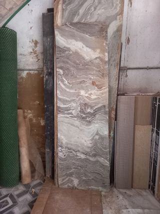 Losa mármol blanco usada
