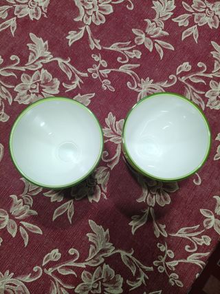 Set 2 bicchieri da bibita verde acido