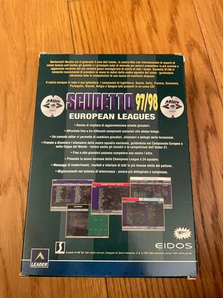 Scudetto 97/98 - Gioco PC Eidos