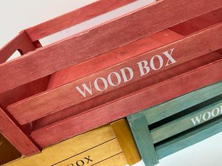 3 Cajas Decorativas de Madera