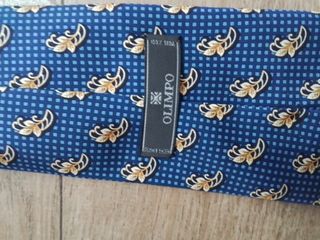 Corbata seda azul de ka marca Olimpo