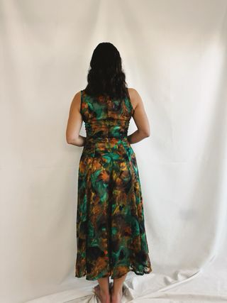 Vestido vintage estampado
