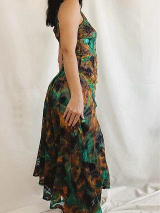 Vestido vintage estampado