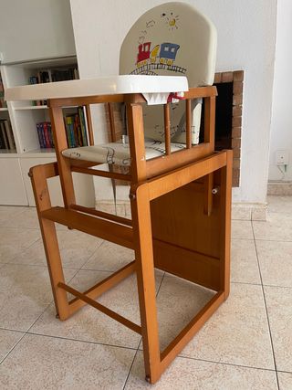 Trona de segunda mano convertible mesa y silla
