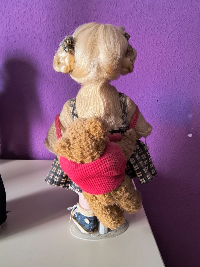 Muñecos porcelana niño y niña