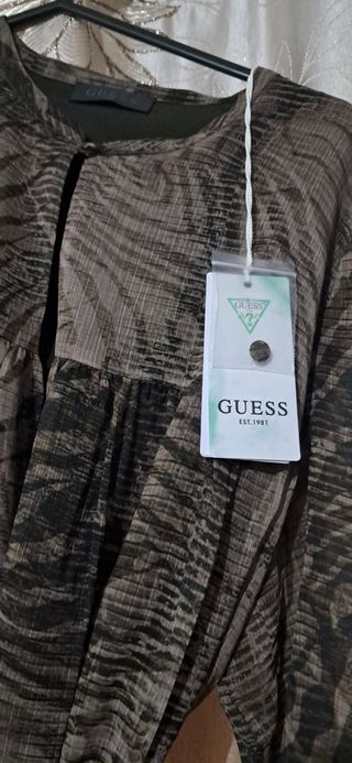 Vestido Guess estampado cebra Nuevo con etiqueta 