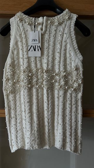 Top Zara punto - Talla S