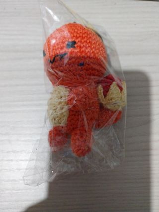 Portachiavi Charmander all'uncinetto