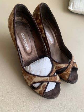 Gloria Ortiz - Zapatos tacón leopardo 38