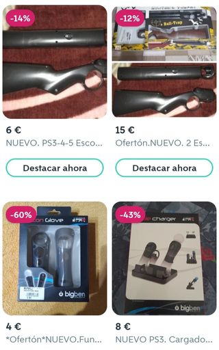 NUEVO. Escopeta IMITACIÓN PARA LOS JUEGOS PS3-4-5 