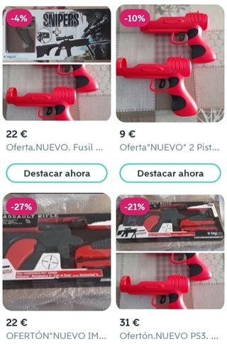 NUEVO. Escopeta IMITACIÓN PARA LOS JUEGOS PS3-4-5 