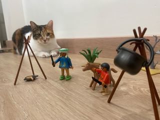 Playmobil Indians — Figure e pezzi western vintage