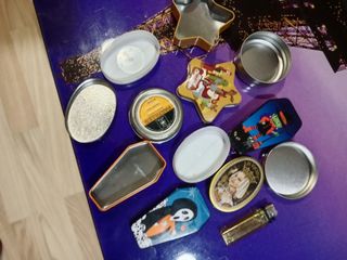 7 Cajitas metálicas lata