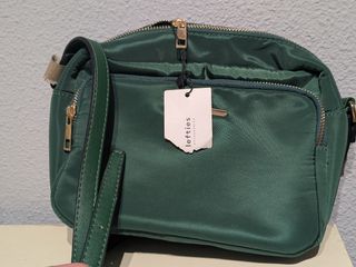 Bolso Lefties verde bandolera