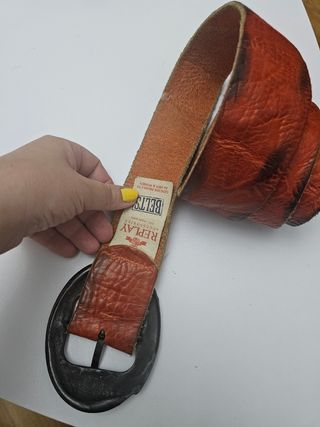 Cinturón Replay Piel - Marrón