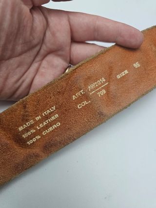 Cinturón Replay Piel - Marrón