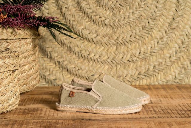 Alpargatas niño - Lona kaki