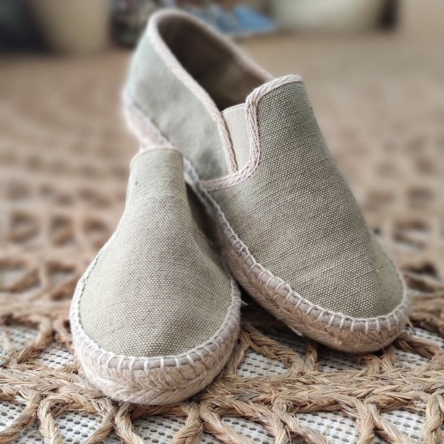 Alpargatas niño - Lona kaki