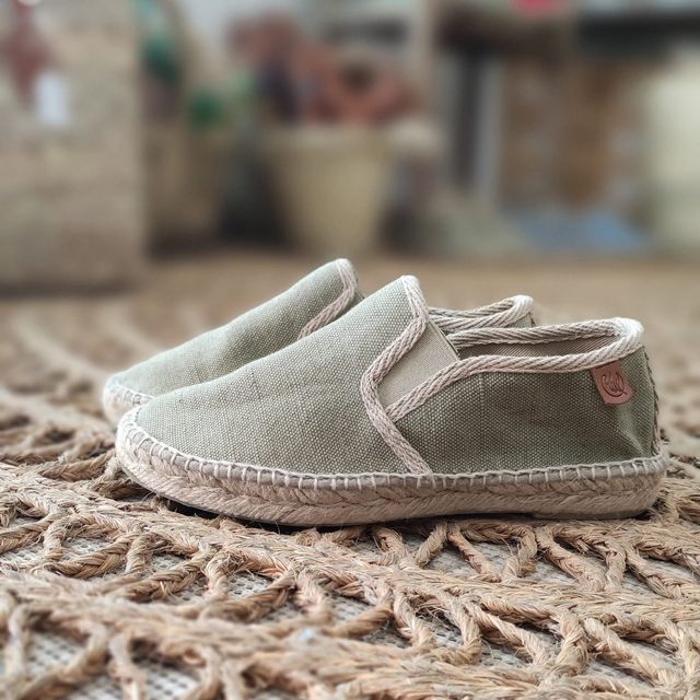 Alpargatas niño - Lona kaki