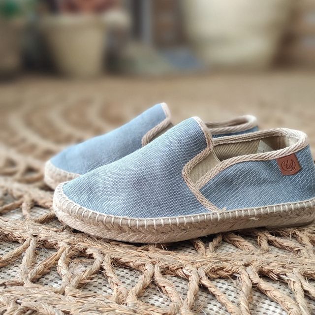 Alpargatas niño - Lona azul