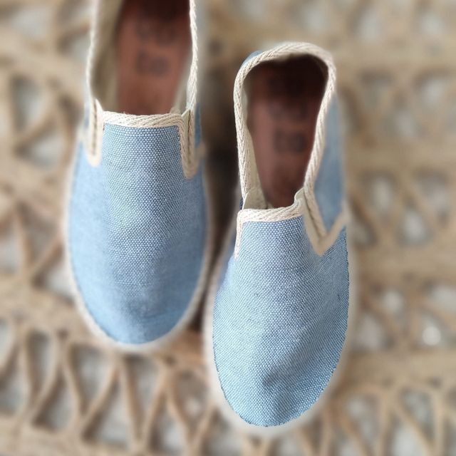 Alpargatas niño - Lona azul