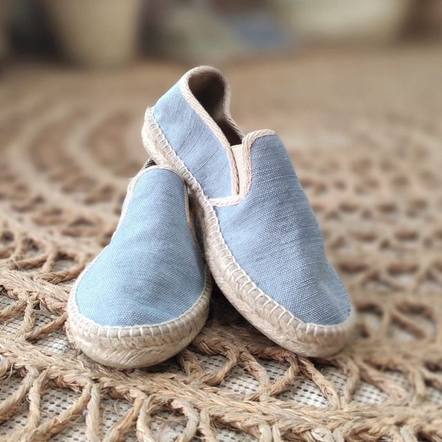 Alpargatas niño - Lona azul