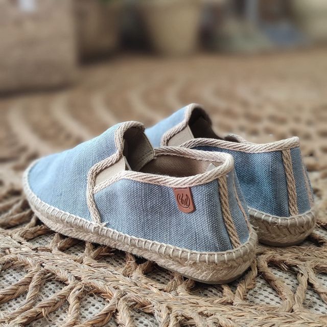 Alpargatas niño - Lona azul