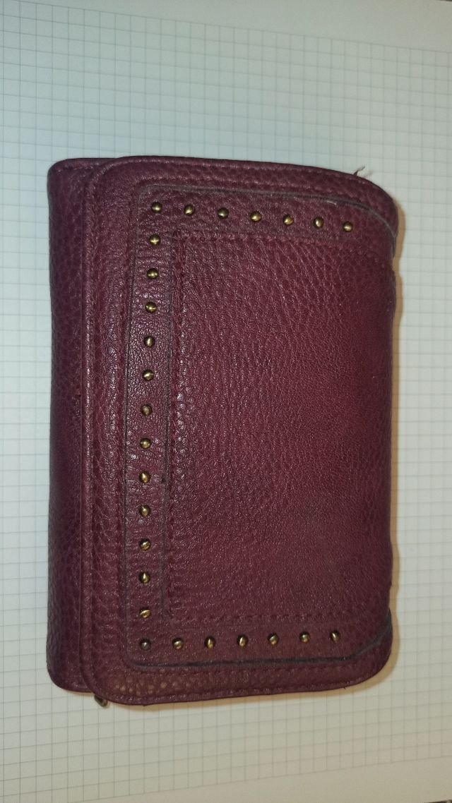 Monedero Marrón-Morado