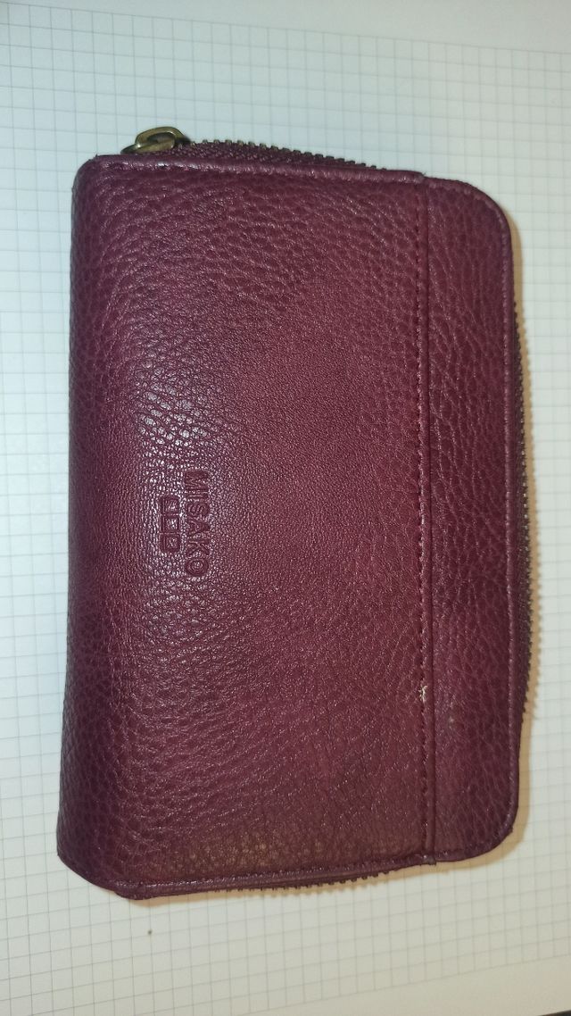 Monedero Marrón-Morado