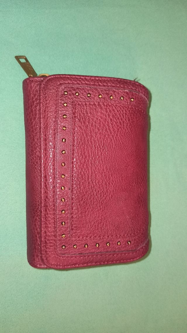 Monedero Marrón-Morado