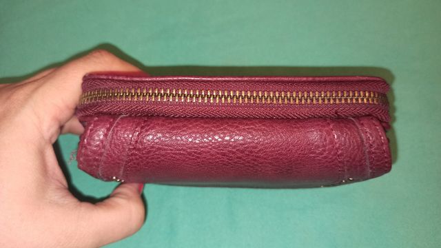 Monedero Marrón-Morado