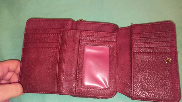 Monedero Marrón-Morado