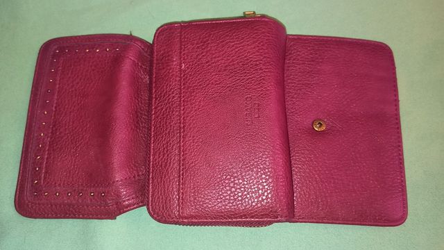 Monedero Marrón-Morado