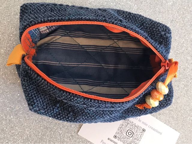 Pochette blu Fantasie di Spilli HandMade