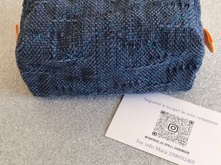 Pochette blu Fantasie di Spilli HandMade