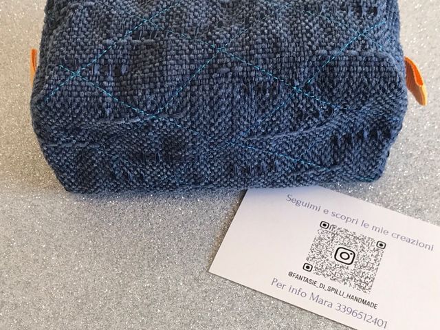 Pochette blu Fantasie di Spilli HandMade