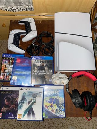 PS5 (PlayStation 5) Blanca - 2 mandos