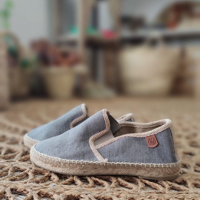Alpargatas niño - Lona gris