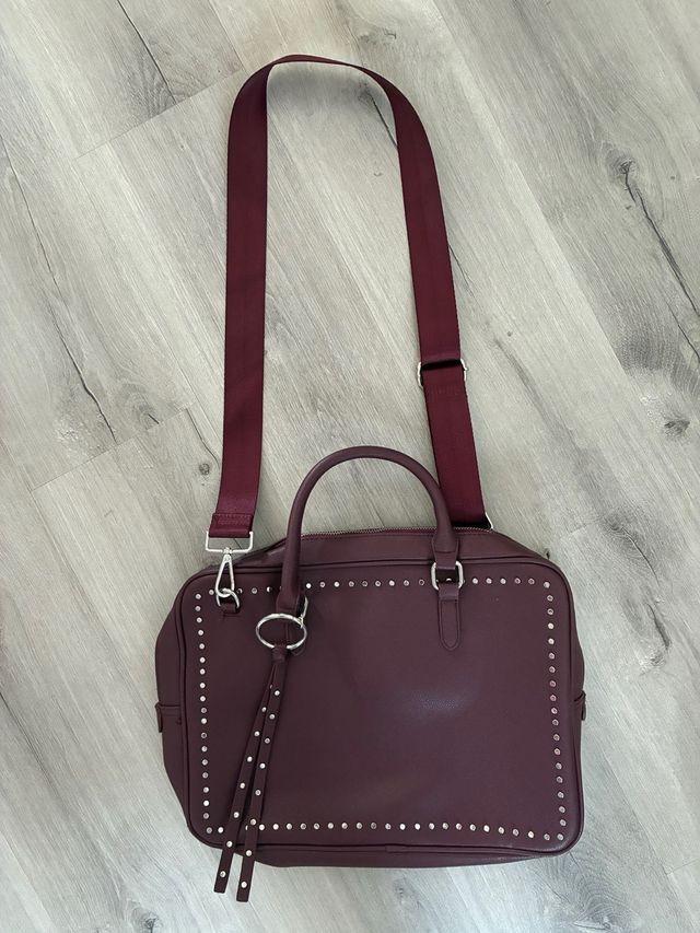 Maletín bandolera portátil - Morado