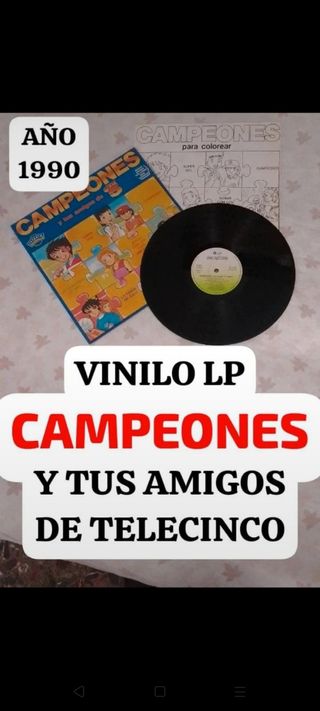 Vinilo LP Campeones Telecinco Años 90
