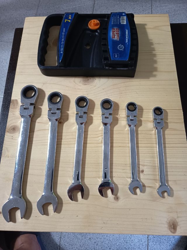 Juego 6 llaves combinadas carraca super ego