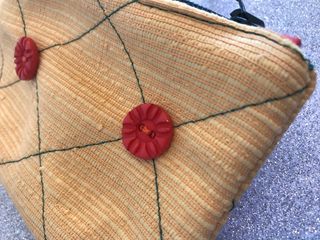 Pochette small  senape Fantasie di Spilli HandMade