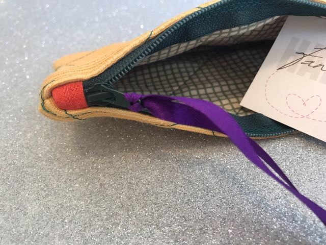 Pochette small  senape Fantasie di Spilli HandMade