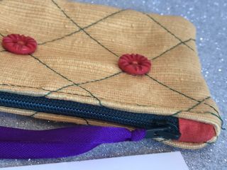 Pochette small  senape Fantasie di Spilli HandMade