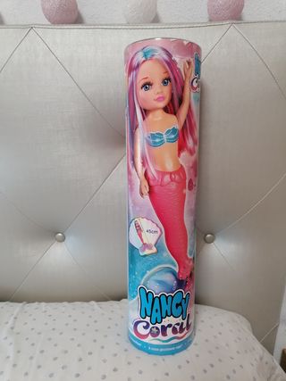 Muñeca Nancy Coral Sirena 45cm