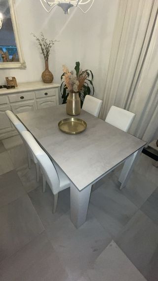 4 Sillas Comedor Blancas Conforama