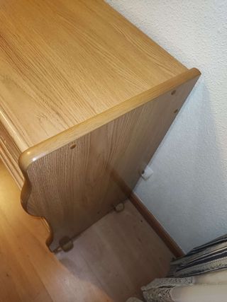 Escritorio madera beige